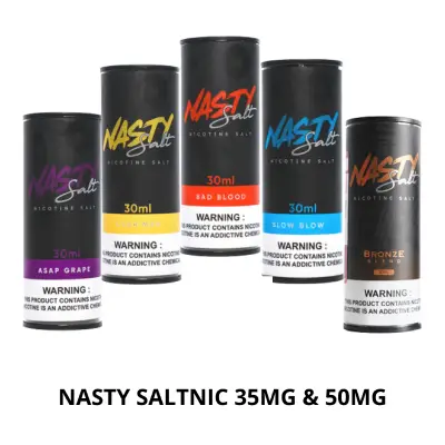 Nasty 35mg & 50mg of E-liquid