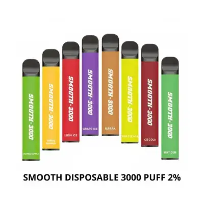 Smooth 3000 Puffs of 2% Nicotine Disposable Vape
