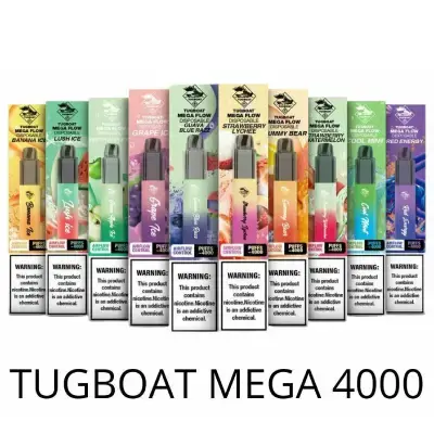 Tugboat Mega 4000 Puffs of Disposable Vape