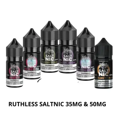 Ruthless Vapor of 30ml Salt Nicotine
